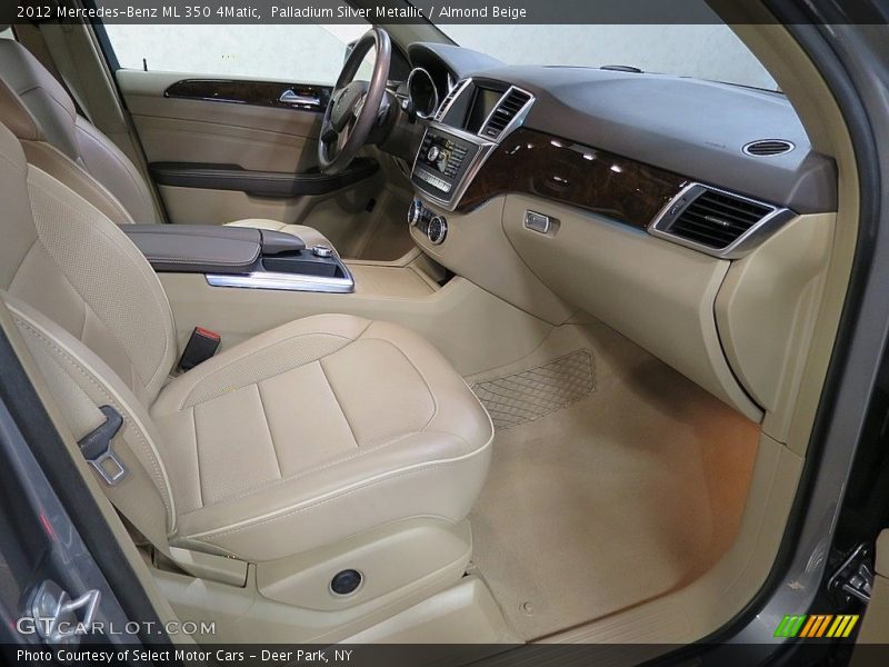 Palladium Silver Metallic / Almond Beige 2012 Mercedes-Benz ML 350 4Matic