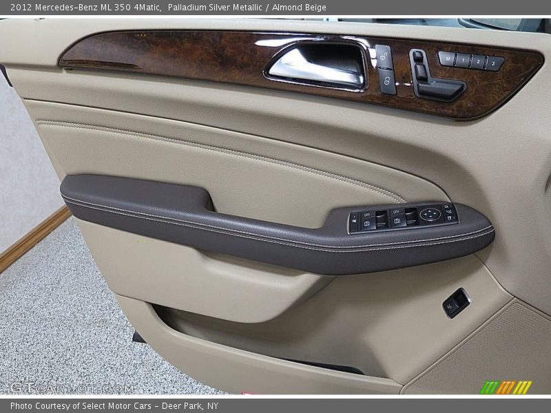 Palladium Silver Metallic / Almond Beige 2012 Mercedes-Benz ML 350 4Matic