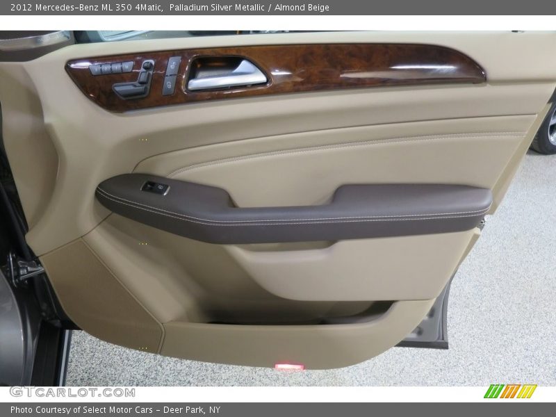 Palladium Silver Metallic / Almond Beige 2012 Mercedes-Benz ML 350 4Matic