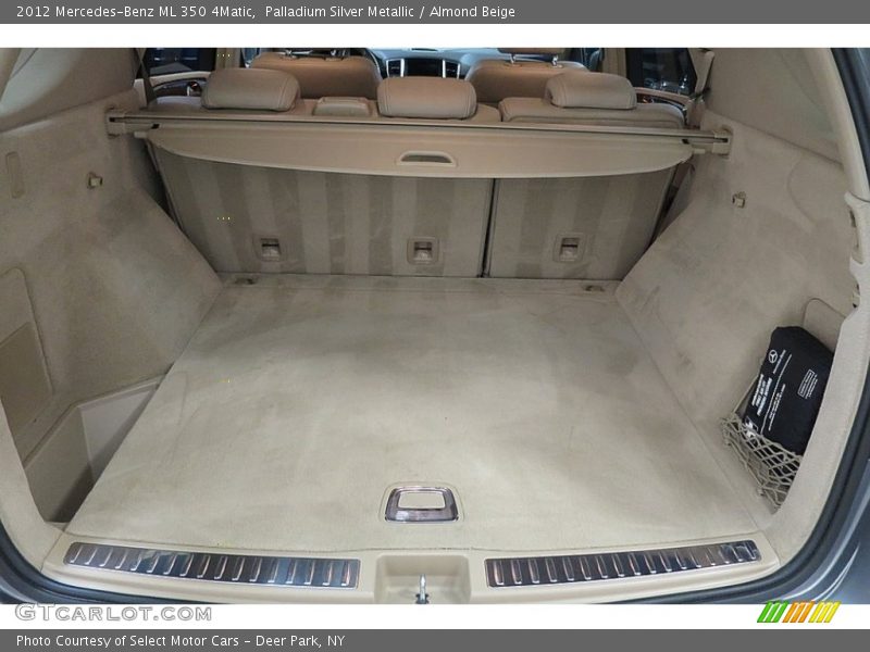 Palladium Silver Metallic / Almond Beige 2012 Mercedes-Benz ML 350 4Matic