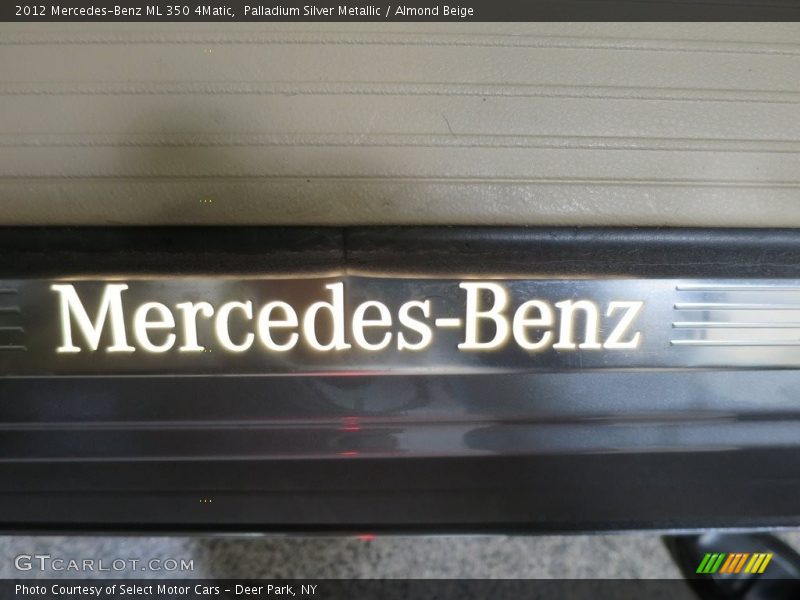 Palladium Silver Metallic / Almond Beige 2012 Mercedes-Benz ML 350 4Matic