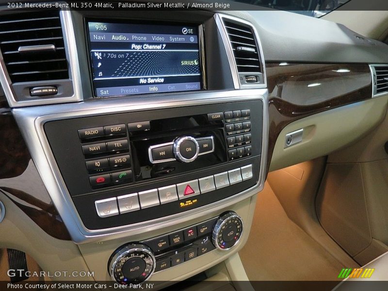 Palladium Silver Metallic / Almond Beige 2012 Mercedes-Benz ML 350 4Matic