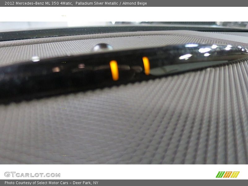 Palladium Silver Metallic / Almond Beige 2012 Mercedes-Benz ML 350 4Matic