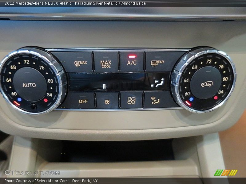 Palladium Silver Metallic / Almond Beige 2012 Mercedes-Benz ML 350 4Matic