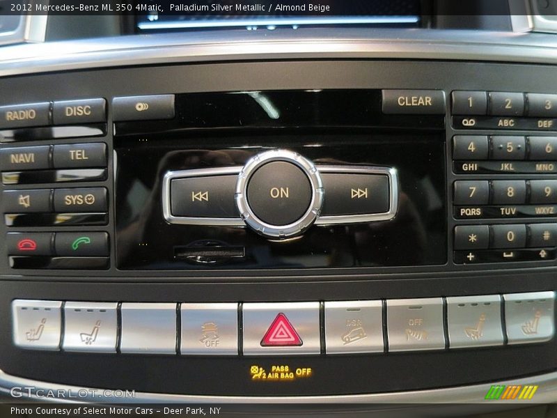 Palladium Silver Metallic / Almond Beige 2012 Mercedes-Benz ML 350 4Matic
