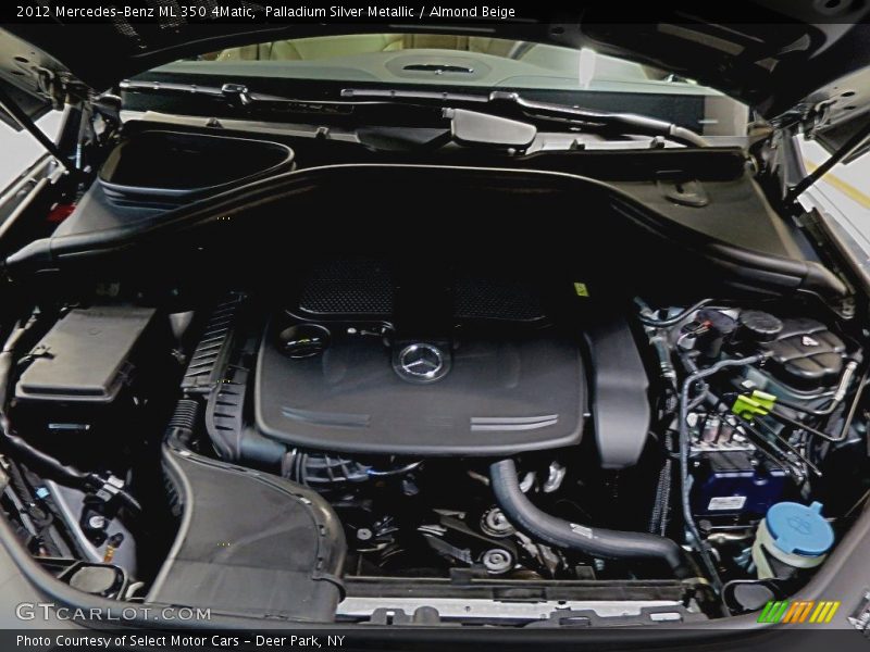 Palladium Silver Metallic / Almond Beige 2012 Mercedes-Benz ML 350 4Matic