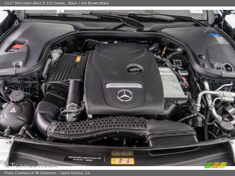 Black / Nut Brown/Black 2017 Mercedes-Benz E 300 Sedan