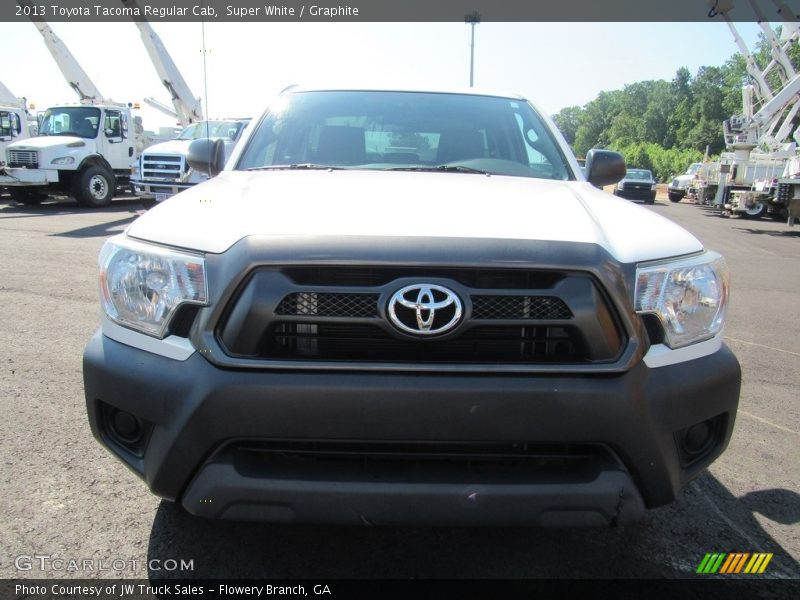 Super White / Graphite 2013 Toyota Tacoma Regular Cab