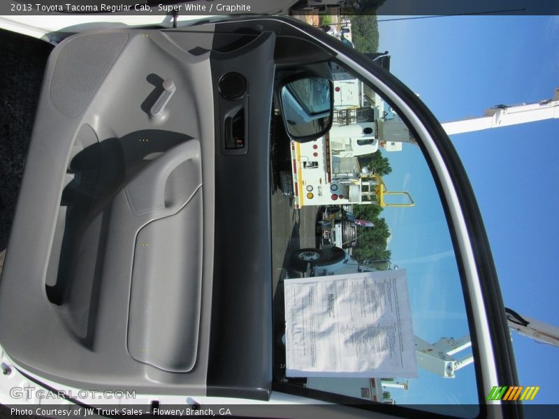 Super White / Graphite 2013 Toyota Tacoma Regular Cab