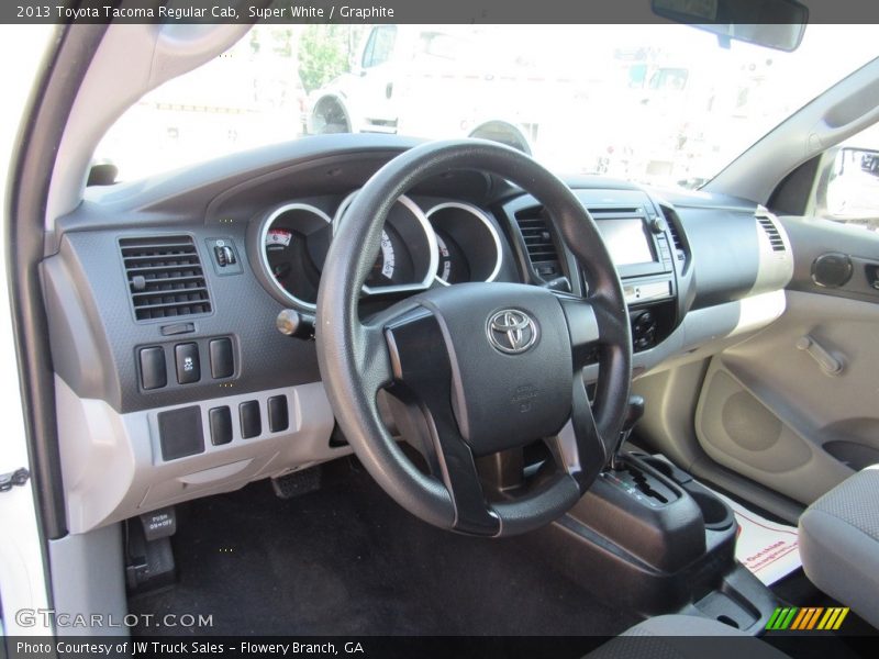 Super White / Graphite 2013 Toyota Tacoma Regular Cab