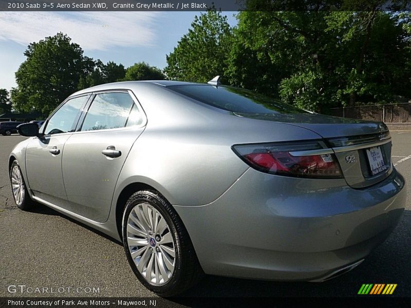 Granite Grey Metallic / Jet Black 2010 Saab 9-5 Aero Sedan XWD