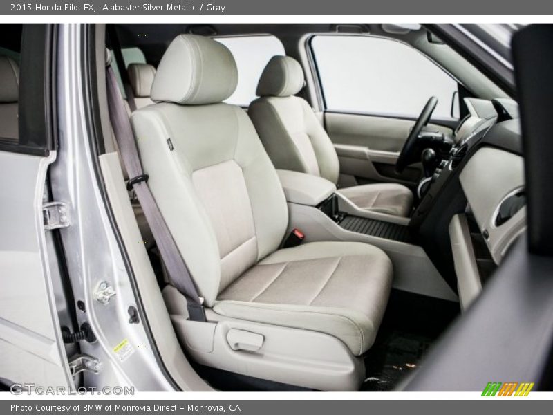 Alabaster Silver Metallic / Gray 2015 Honda Pilot EX