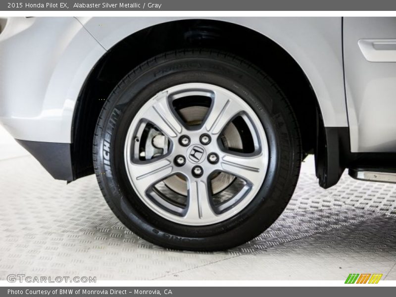 Alabaster Silver Metallic / Gray 2015 Honda Pilot EX