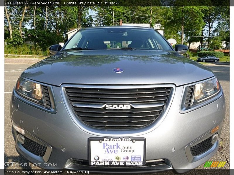 Granite Grey Metallic / Jet Black 2010 Saab 9-5 Aero Sedan XWD