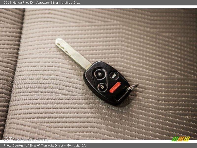 Alabaster Silver Metallic / Gray 2015 Honda Pilot EX
