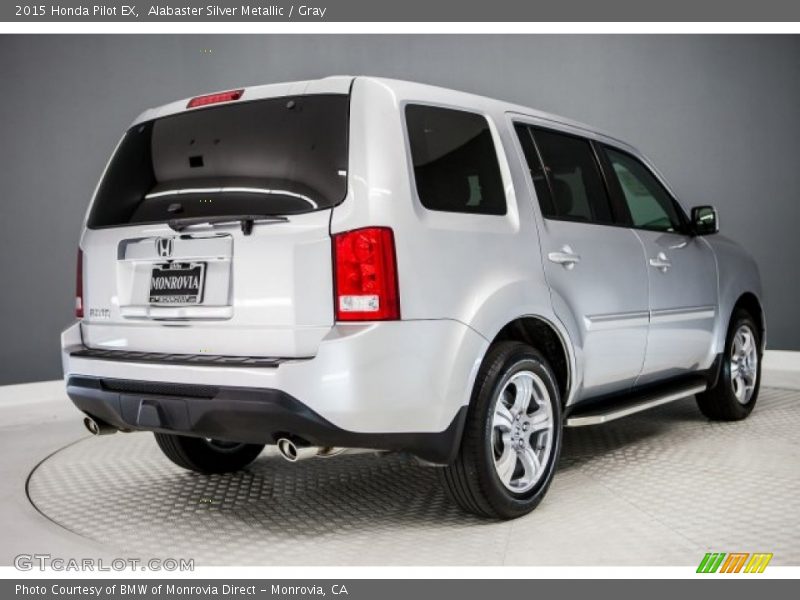 Alabaster Silver Metallic / Gray 2015 Honda Pilot EX