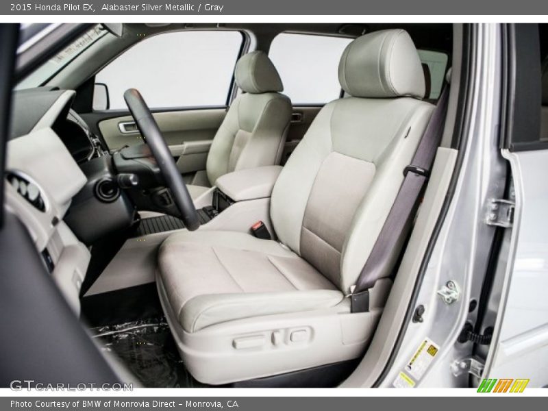 Alabaster Silver Metallic / Gray 2015 Honda Pilot EX