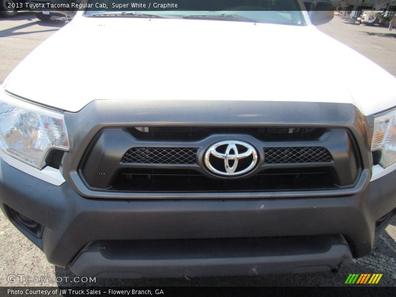 Super White / Graphite 2013 Toyota Tacoma Regular Cab