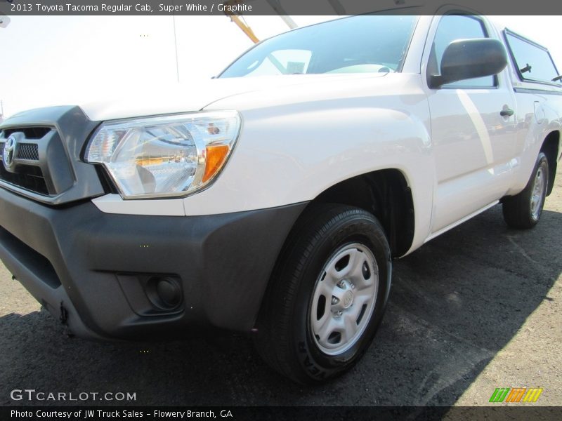 Super White / Graphite 2013 Toyota Tacoma Regular Cab