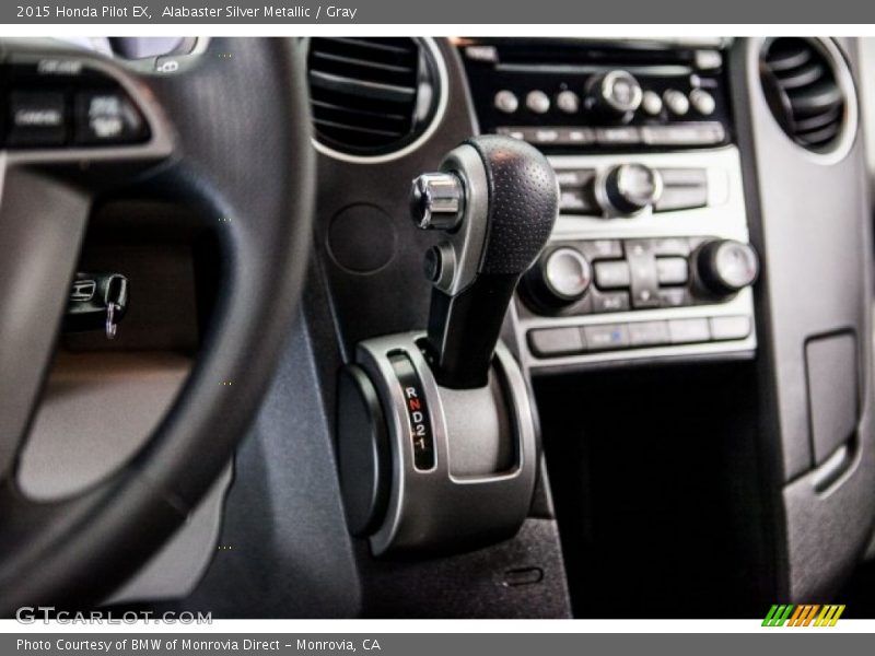 Alabaster Silver Metallic / Gray 2015 Honda Pilot EX
