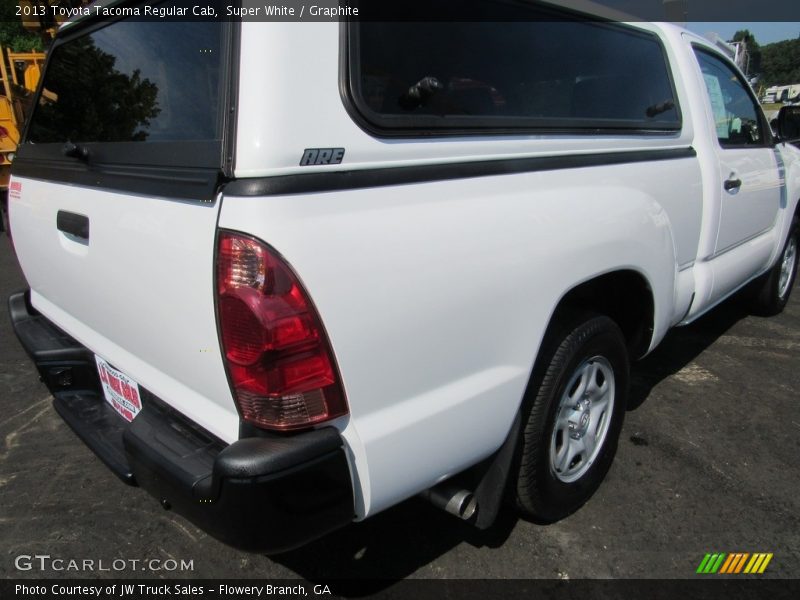 Super White / Graphite 2013 Toyota Tacoma Regular Cab