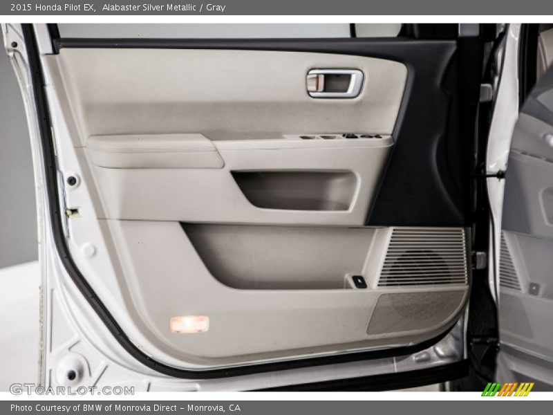 Alabaster Silver Metallic / Gray 2015 Honda Pilot EX