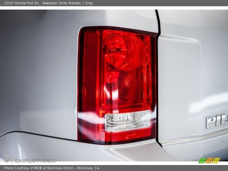 Alabaster Silver Metallic / Gray 2015 Honda Pilot EX