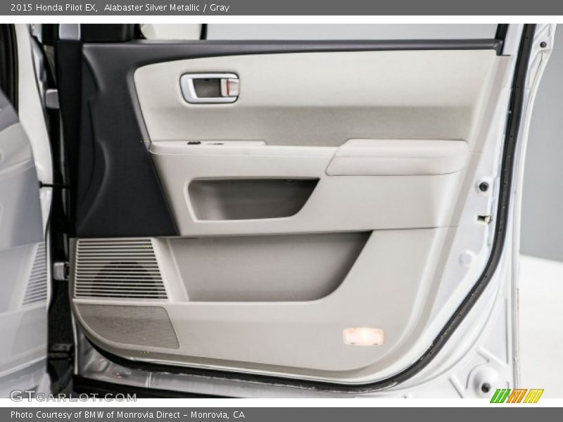 Alabaster Silver Metallic / Gray 2015 Honda Pilot EX
