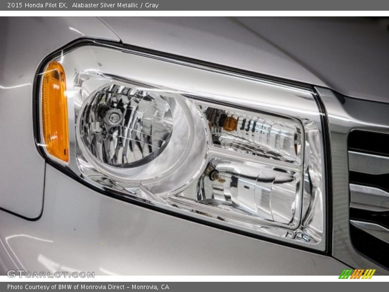 Alabaster Silver Metallic / Gray 2015 Honda Pilot EX