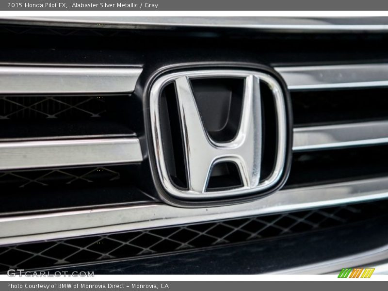 Alabaster Silver Metallic / Gray 2015 Honda Pilot EX