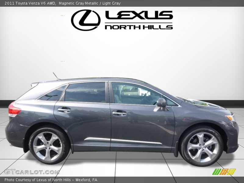 Magnetic Gray Metallic / Light Gray 2011 Toyota Venza V6 AWD