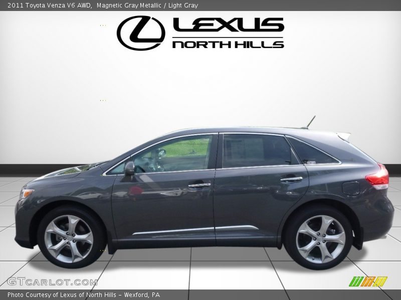 Magnetic Gray Metallic / Light Gray 2011 Toyota Venza V6 AWD