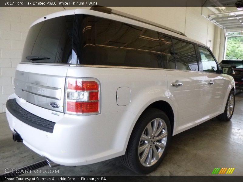 White Platinum / Dune 2017 Ford Flex Limited AWD