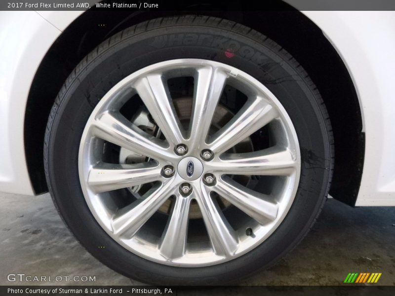 White Platinum / Dune 2017 Ford Flex Limited AWD