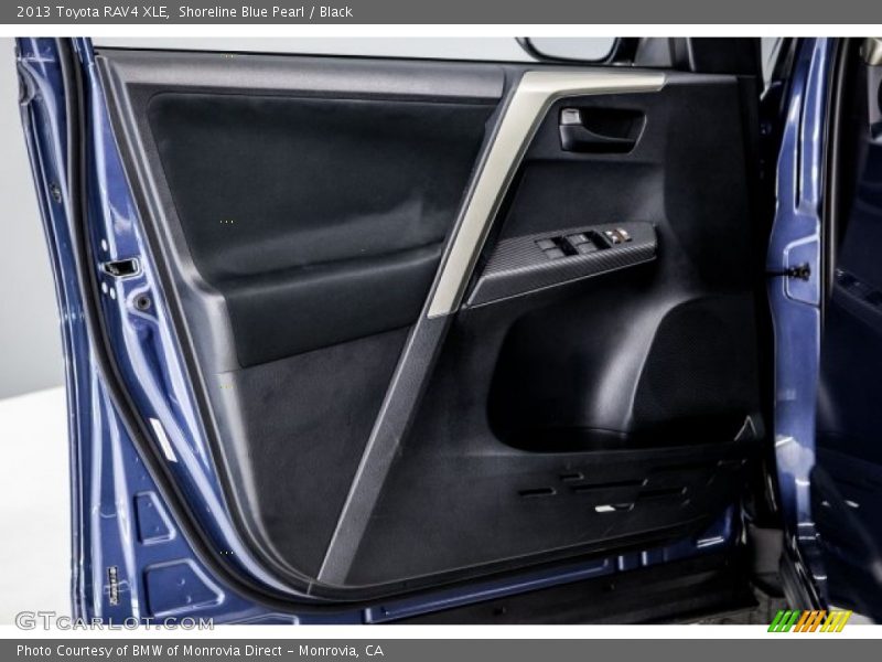 Shoreline Blue Pearl / Black 2013 Toyota RAV4 XLE