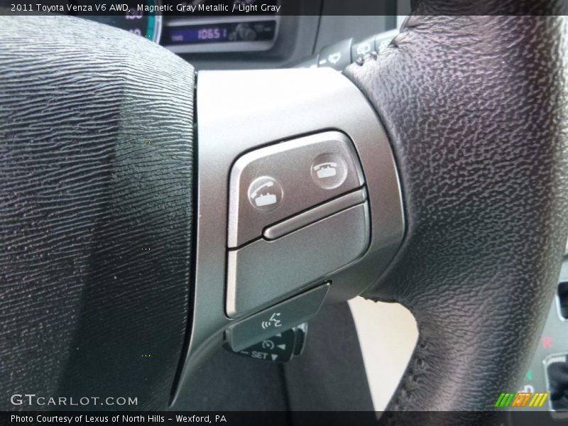 Magnetic Gray Metallic / Light Gray 2011 Toyota Venza V6 AWD
