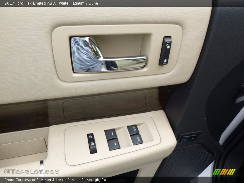 White Platinum / Dune 2017 Ford Flex Limited AWD