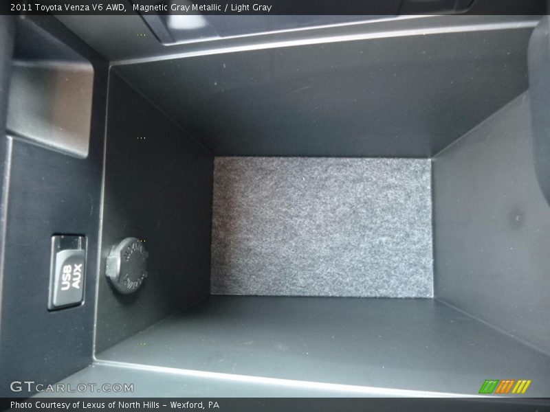 Magnetic Gray Metallic / Light Gray 2011 Toyota Venza V6 AWD