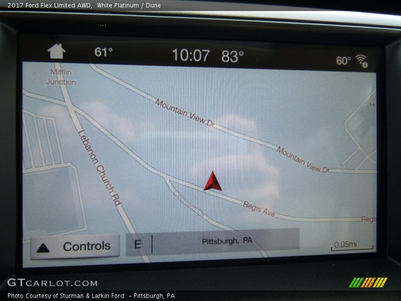 White Platinum / Dune 2017 Ford Flex Limited AWD