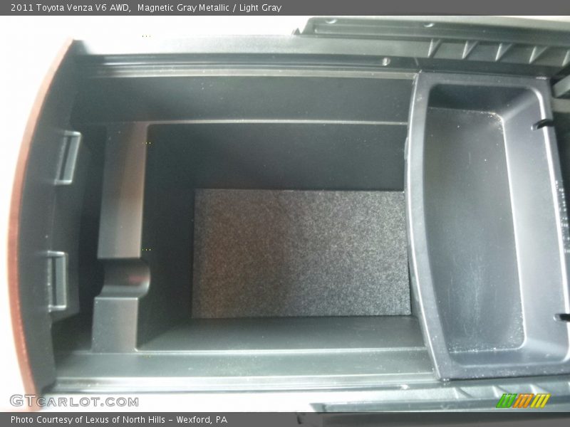 Magnetic Gray Metallic / Light Gray 2011 Toyota Venza V6 AWD
