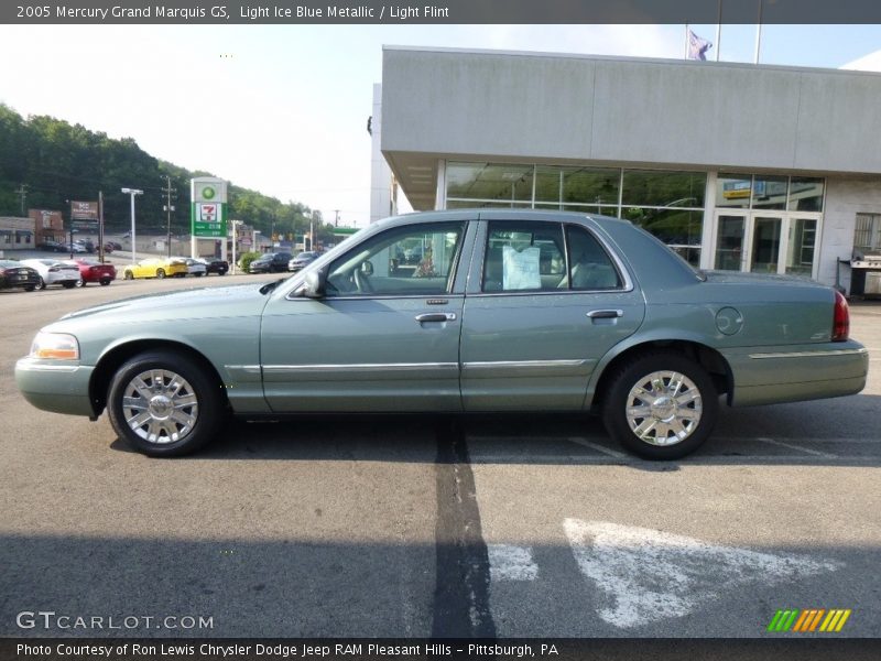 Light Ice Blue Metallic / Light Flint 2005 Mercury Grand Marquis GS