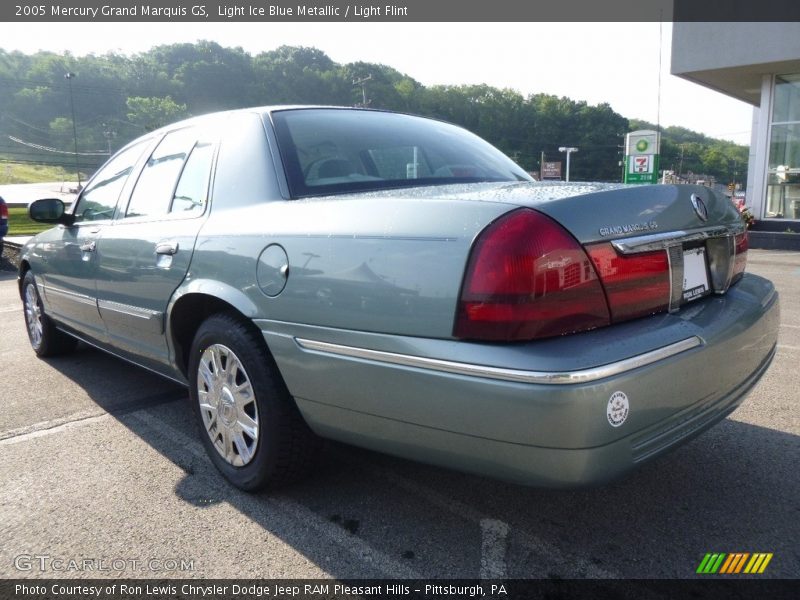 Light Ice Blue Metallic / Light Flint 2005 Mercury Grand Marquis GS