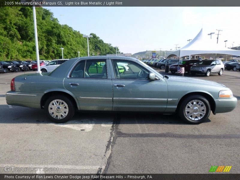 Light Ice Blue Metallic / Light Flint 2005 Mercury Grand Marquis GS