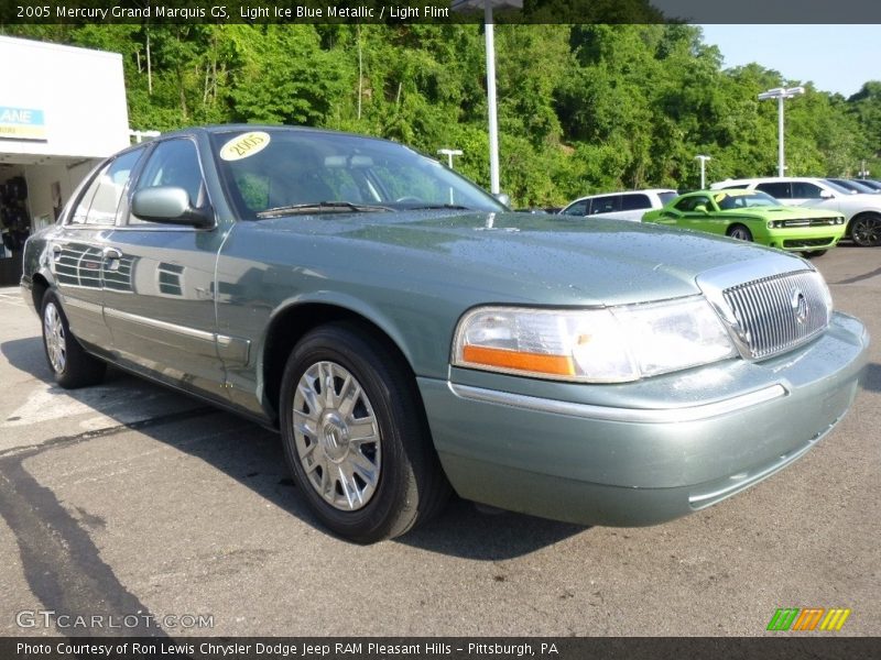 Light Ice Blue Metallic / Light Flint 2005 Mercury Grand Marquis GS
