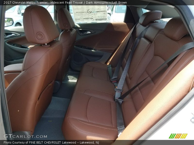 Iridescent Pearl Tricoat / Dark Atmosphere/Loft Brown 2017 Chevrolet Malibu Premier