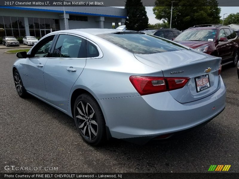 Arctic Blue Metallic / Jet Black 2017 Chevrolet Malibu LT