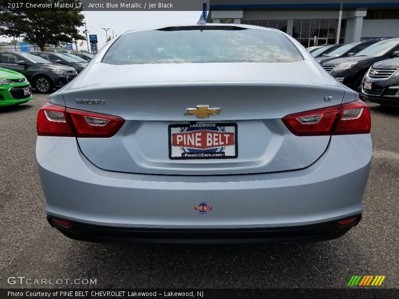 Arctic Blue Metallic / Jet Black 2017 Chevrolet Malibu LT