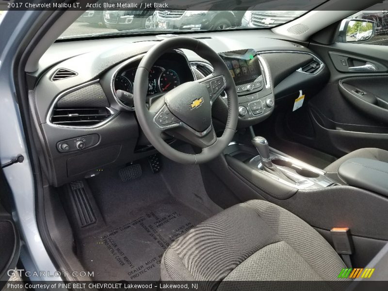 Arctic Blue Metallic / Jet Black 2017 Chevrolet Malibu LT