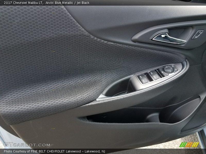 Arctic Blue Metallic / Jet Black 2017 Chevrolet Malibu LT