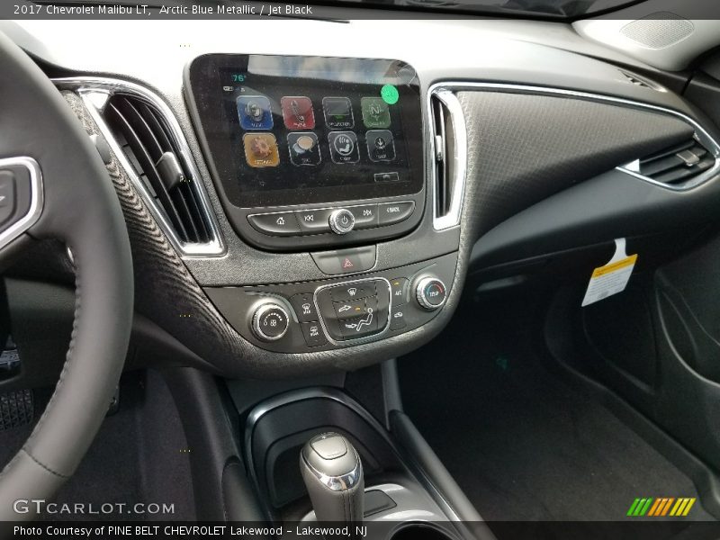 Arctic Blue Metallic / Jet Black 2017 Chevrolet Malibu LT
